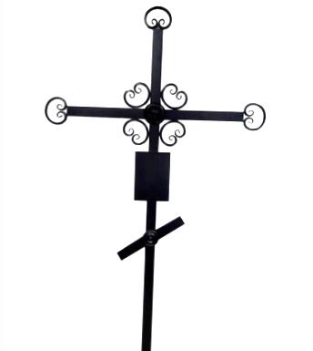 Заказать Крест металлический малый с порошковым покрытием ое в Москве