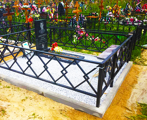 Заказать Ограду на кладбище в Москве